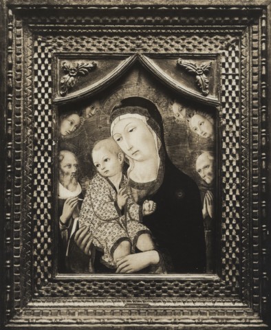 The Art Institute of Chicago — Sano di Pietro. Madonna and Child with Saints — insieme